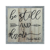 Celebrate Grace Psalm 46:10 Be Still And Know Wall Sign-Lange General Store