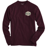 Cherished Girl Turquoise Cross Women's Long Sleeve T-Shirt-Lange General Store