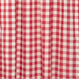 Cherry Ann Buffalo Check Ruffled Swag Curtains