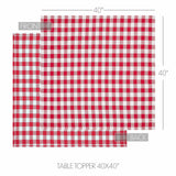 Cherry Ann Buffalo Check Table Topper-Lange General Store