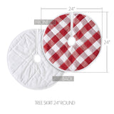 Cherry Ann Check Tree Skirt