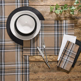 Chestnut Plaid Table Runner-Lange General Store
