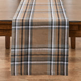 Chestnut Plaid Table Runner-Lange General Store