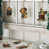 Children at Christmas Metal Ornaments Set of 6-Lange General Store
