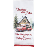 Christmas At The Farm Dishtowels-Lange General Store