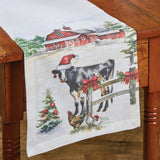 Christmas At The Farm Table Runner 54"-Lange General Store