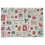 Christmas Stamps Placemats Set of 4