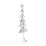 Christmas Tree Antique White Metal Figurine-Lange General Store