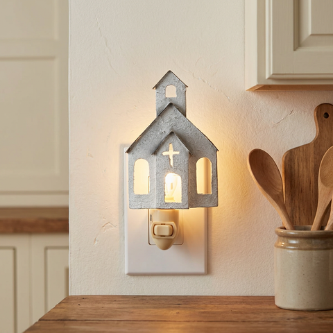 Church Night Light in a cozy kitchen setting