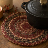 Cider Spice Braided Trivet 8" Set of 3
