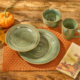 Clairsin Dinnerware - Caprese Green-Lange General Store