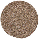 Cocoa & White Braided Placemats-Lange General Store