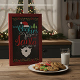 Cookies For Santa Framed Wall Hanging Sign-Lange General Store