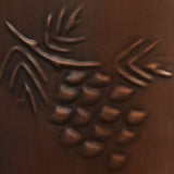 Copper Pine Waste Basket-Lange General Store