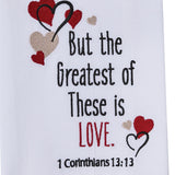Greatest Of These Love Dishtowel-Lange General Store