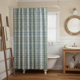 Cornflower Blue Shower Curtain-Lange General Store
