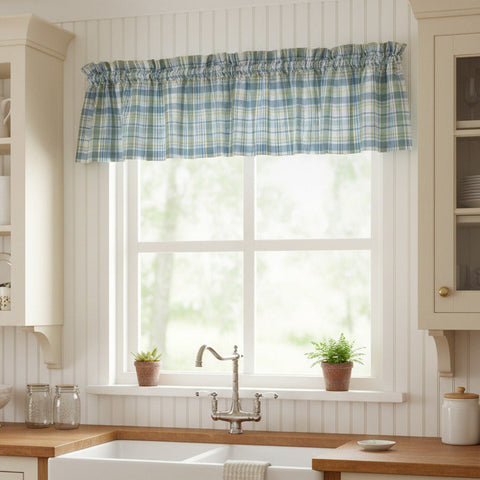Cornflower Blue Valance-Lange General Store