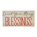 Count Your Many Blessings Sign-Lange General Store