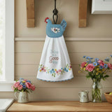 Countryside Rooster Hang-Up Kitchen Towel-Lange General Store
