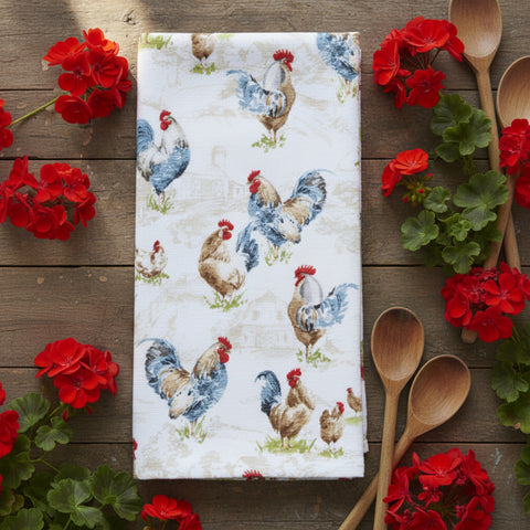 Countryside Rooster Terry Towel-Lange General Store