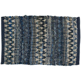 Denim Blue Chindi Placemats-Lange General Store