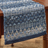 Denim Blue Chindi Table Runners-Lange General Store