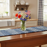 Denim Blue Chindi Table Runners-Lange General Store