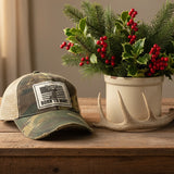 Distressed Trucker Cap - Born to Hunt-Lange General Store