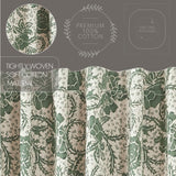 Dorsey Green Swag Curtains-Lange General Store