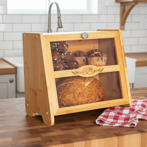 Double Layer Farmhouse Bread Box