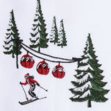 Down Hill Run Dishtowel