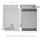 Down Home In My Kitchen Tea Towel Set of 2-Lange General Store