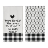 Down Home Whatever I'm Cookin Tea Towel Set of 2-Lange General Store