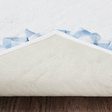 Dusk Blue Buffalo Check Bath Mat-Lange General Store