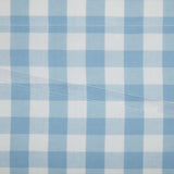 Dusk Buffalo Blue Check Ruffled Tier Curtains-Lange General Store