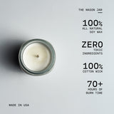 Farmhouse Mason Jar Candle - Balsam & Cedar