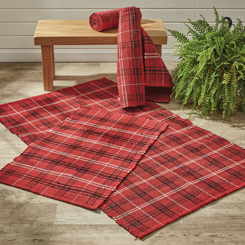 Farmhouse Red Rag Rug-Lange General Store
