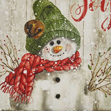 Farmhouse Snowman Utensil Crock-Lange General Store