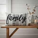 Farmstead Black Family Pillow-Lange General Store