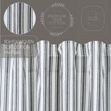 Farmstead Black Blackout Panel Curtain-Lange General Store