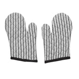 Farmstead Black Ticking Stripe Oven Mitt Set of 2-Lange General Store