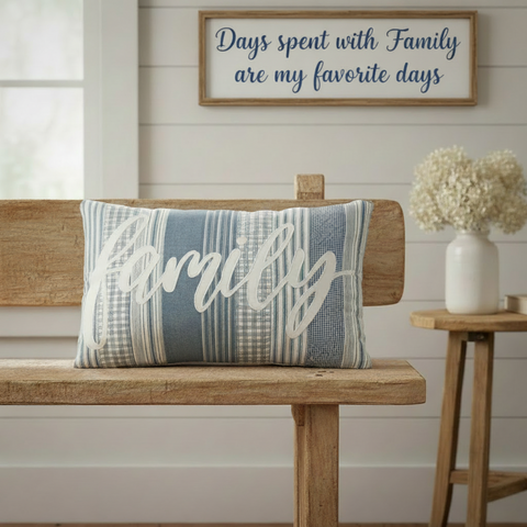 Sawyer Mill Blue Family Pillow-Lange General Store
