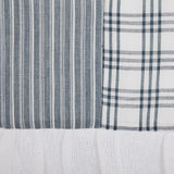 Farmstead Blue Patchwork Valance-Lange General Store