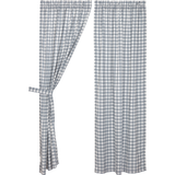 Sawyer Mill Blue Plaid Panel Curtains-Lange General Store