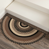 Farmstead Charcoal Collection Braided Rugs - Oval - Lange General Store