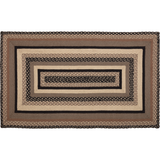 Sawyer Mill Charcoal Collection Braided Rugs - Rectangle-Lange General Store