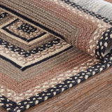 Farmstead Charcoal Collection Braided Rugs - Rectangle-Lange General Store
