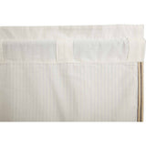 Farmstead Charcoal Gather Valance-Lange General Store