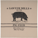 Sawyer Mill Pig Shower Curtain-Lange General Store