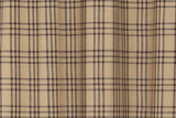 Sawyer Mill Charcoal Plaid Short Panel Curtains-Lange General Store